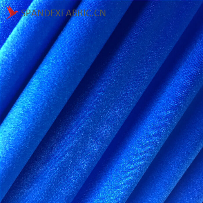 Shiny Navy Blue Spandex Sports Wear Fabric | Spandex Fabric China